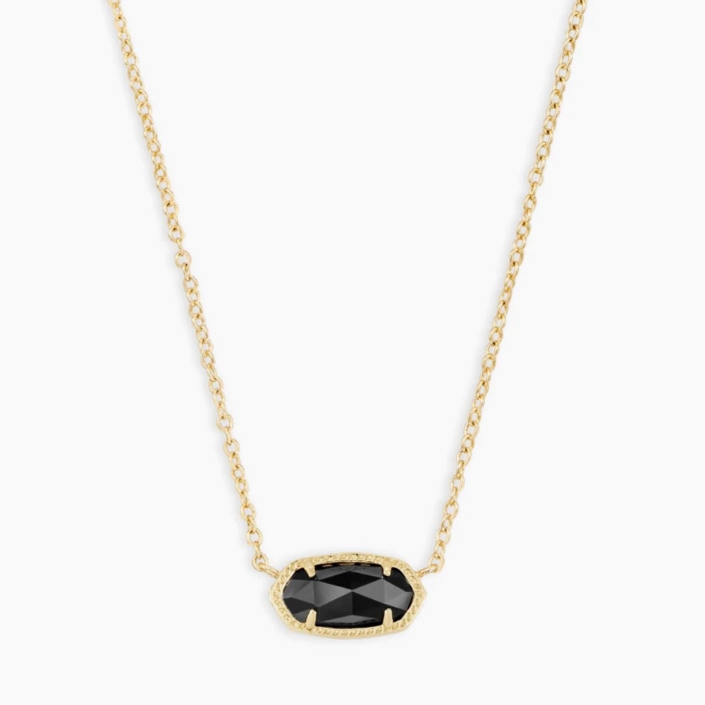 Kendra Scott Black Elise Necklace